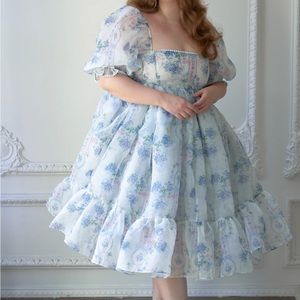 La Belle Etoile Organza French Puff Dress 1x